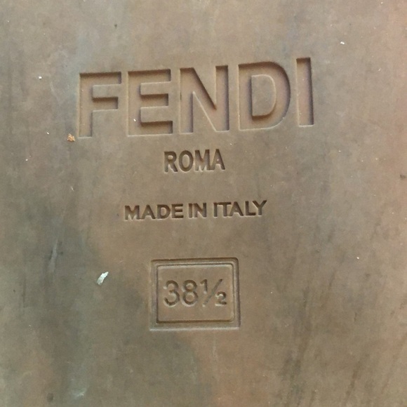 Fendi Espadrille Sandals Size 38 1/2 in EUC - Picture 7 of 9